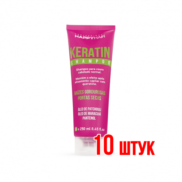 Шампунь Happy Hair Keratin Shampoo 250 мл 10 шт