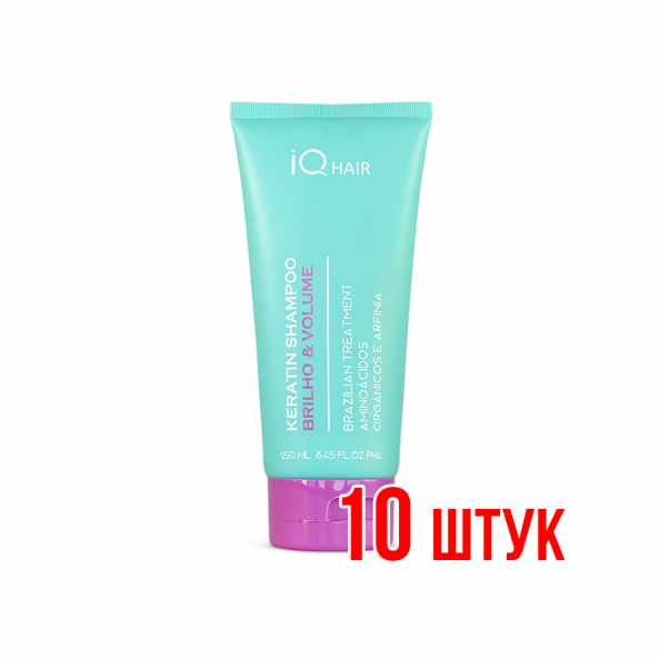 Шампунь IQ Hair Уплотнение и блеск 250 мл 10 шт
